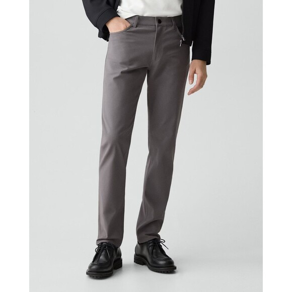 Theory Raffi Slim Fit Pants Mens 34X32 Gray Flat Front Busines Office Career - Picture 1 of 9
